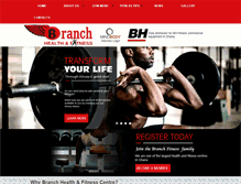 Tablet Screenshot of branchfitnessgh.com